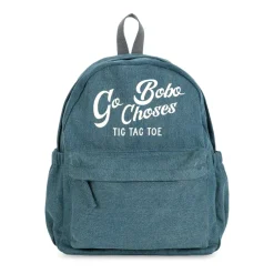 Denim-Rucksack mit bedrucktem Logo>Bobo Choses Outlet