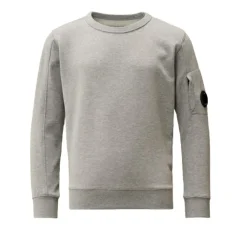 Diagonaler Fleece-Linsen-Rundhalsausschnitt-Sweatshirt>C.P. Company Clearance