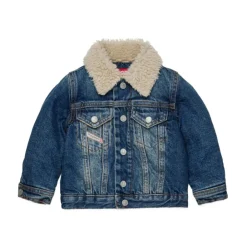 Dirty Effect Denim Trucker Jacket>Diesel Best