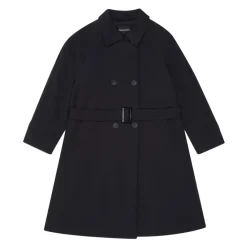 Doppelreihiger Mantel mit Gürtel>Emporio Armani Clearance