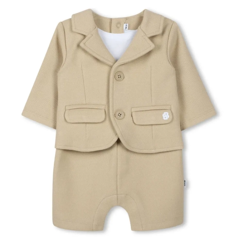 Doppelseitiger Jersey Piqué Overall>Hugo Sale