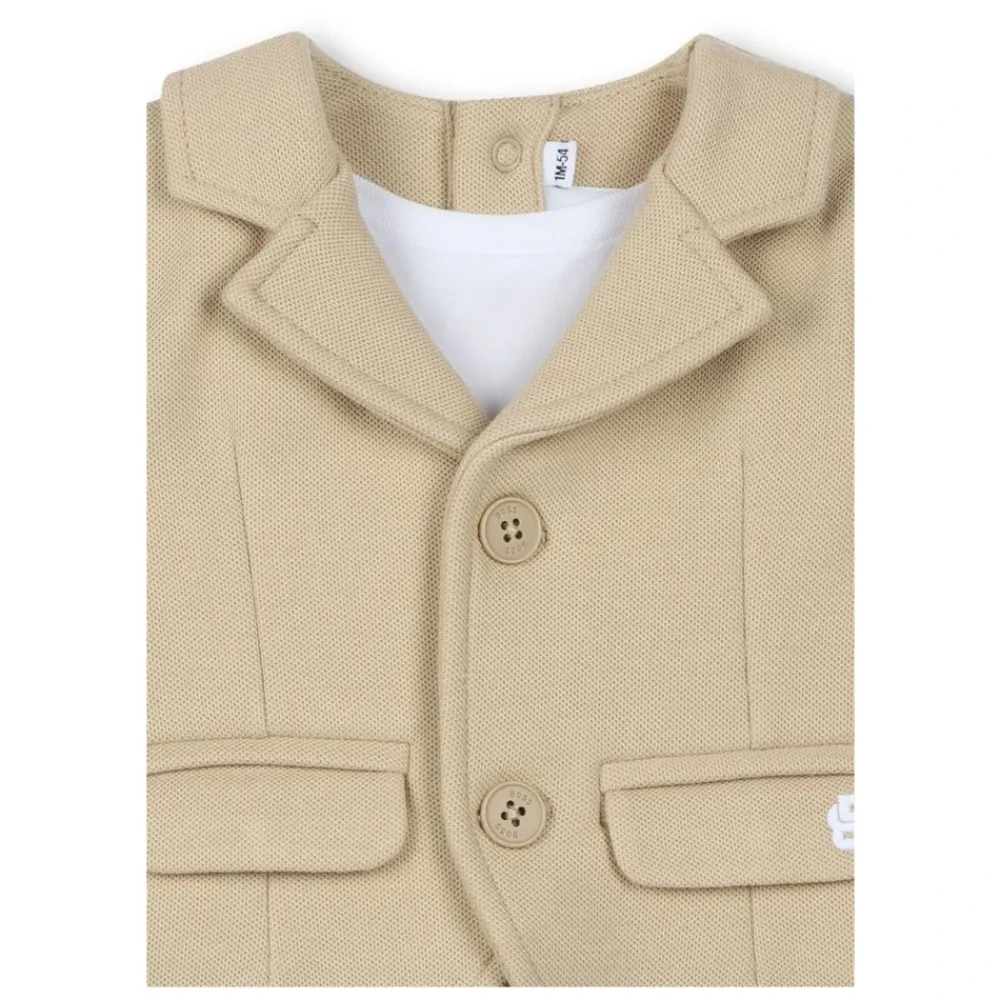 Doppelseitiger Jersey Piqué Overall>Hugo Sale