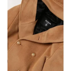 Double Breasted Wool Pea Coat><noscript><img width=