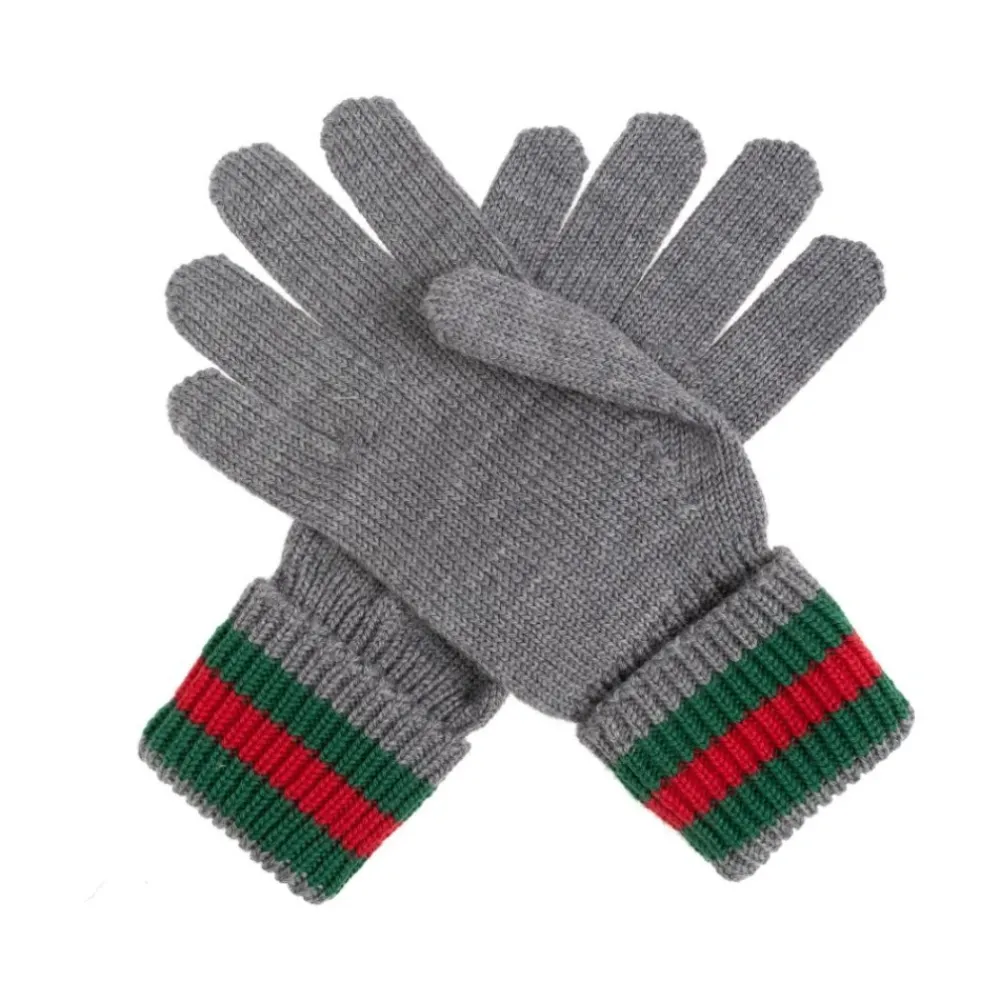 Dunkelgrüne gerippte Webjacke>Gucci Outlet