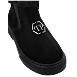 Eco Shearling Wildleder Stiefeletten><noscript><img width=