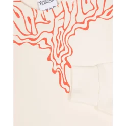 Ecru Orange Fluid Wings Regular Strickoberteil><noscript><img width=