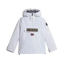 Einfarbige Rainforest Jacke mit Fleecefutter und Fronttasche>Napapijri Online