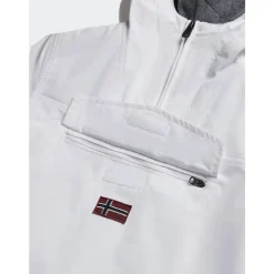 Einfarbige Rainforest Jacke mit Fleecefutter und Fronttasche><noscript><img width=