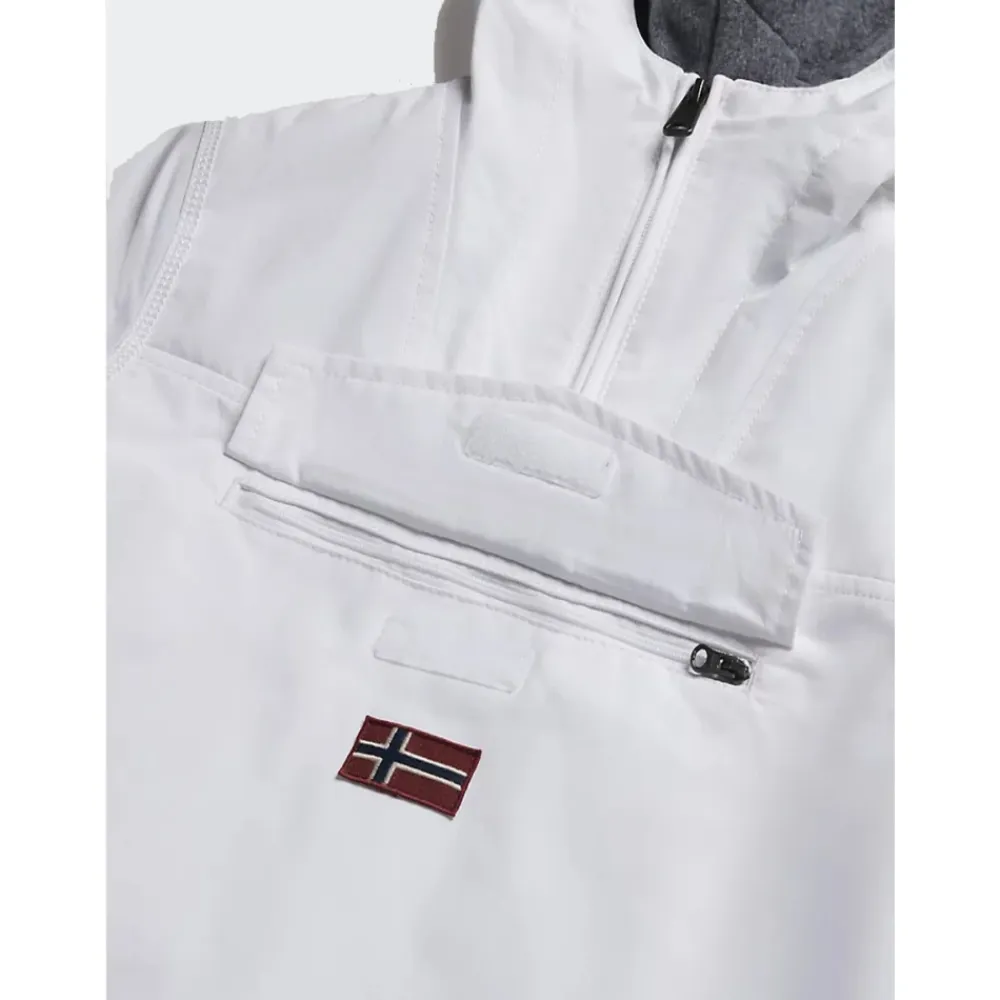 Einfarbige Rainforest Jacke mit Fleecefutter und Fronttasche>Napapijri Online