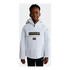 Einfarbige Rainforest Jacke mit Fleecefutter und Fronttasche><noscript><img width=