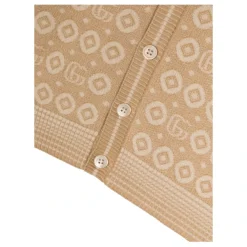 Elfenbeinfarbene Strickjacke für Kinder><noscript><img width=