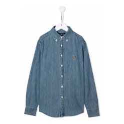 Embroidered Denim Shirt>Polo Ralph Lauren Sale