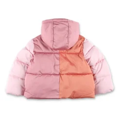 Farbblock Puffermantel für Mädchen><noscript><img width=