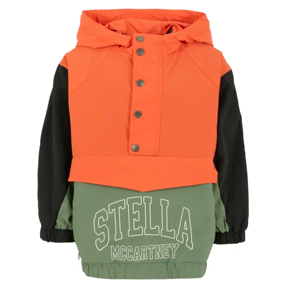 Farbblock Windjacke mit Kapuze>Stella McCartney Clearance