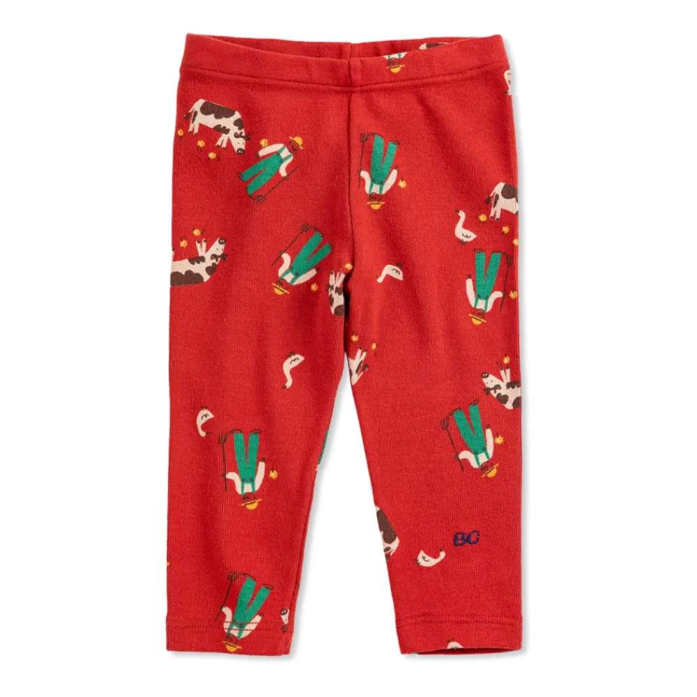 Farm Adventure All Over Leggings>Bobo Choses