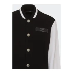 Felpa con logo applicato>Balmain Sale