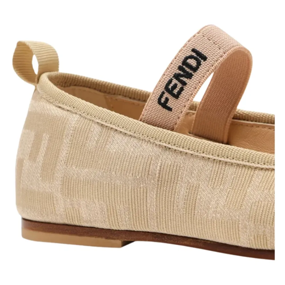 FF Jacquard Ballerinas>Fendi Outlet