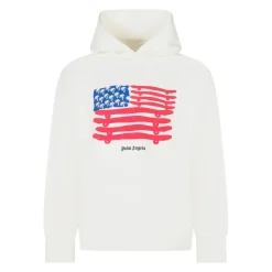 Flag Graphic Hoodie>Palm Angels