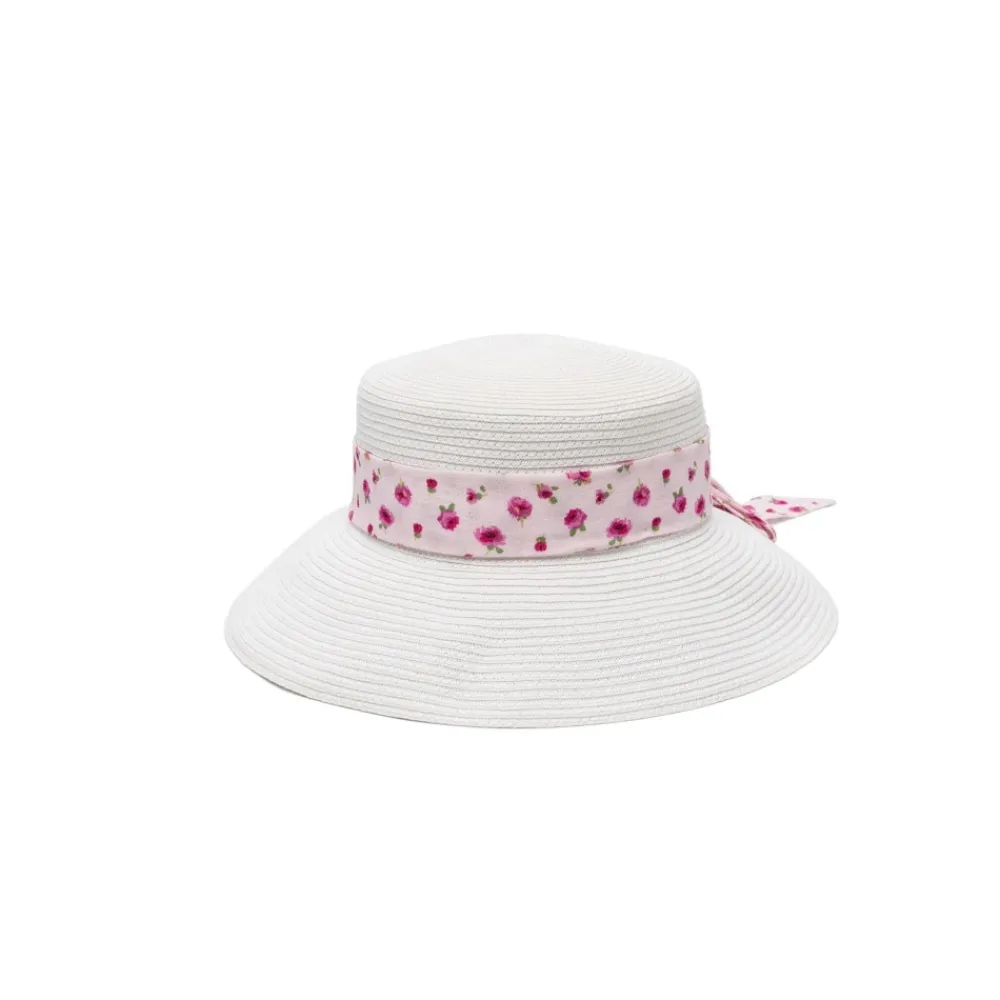 Flat Crown Wide-Brim Cap>Simonetta