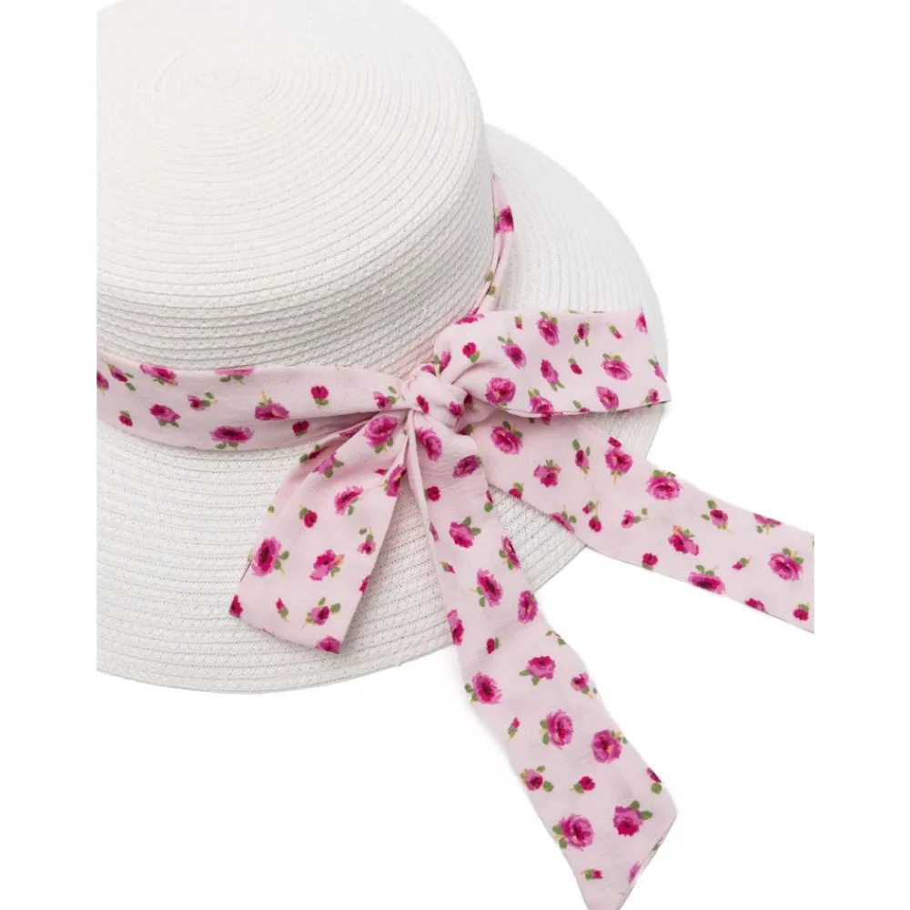 Flat Crown Wide-Brim Cap>Simonetta