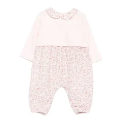 Floral Print Cotton Romper>Laranjinha Discount