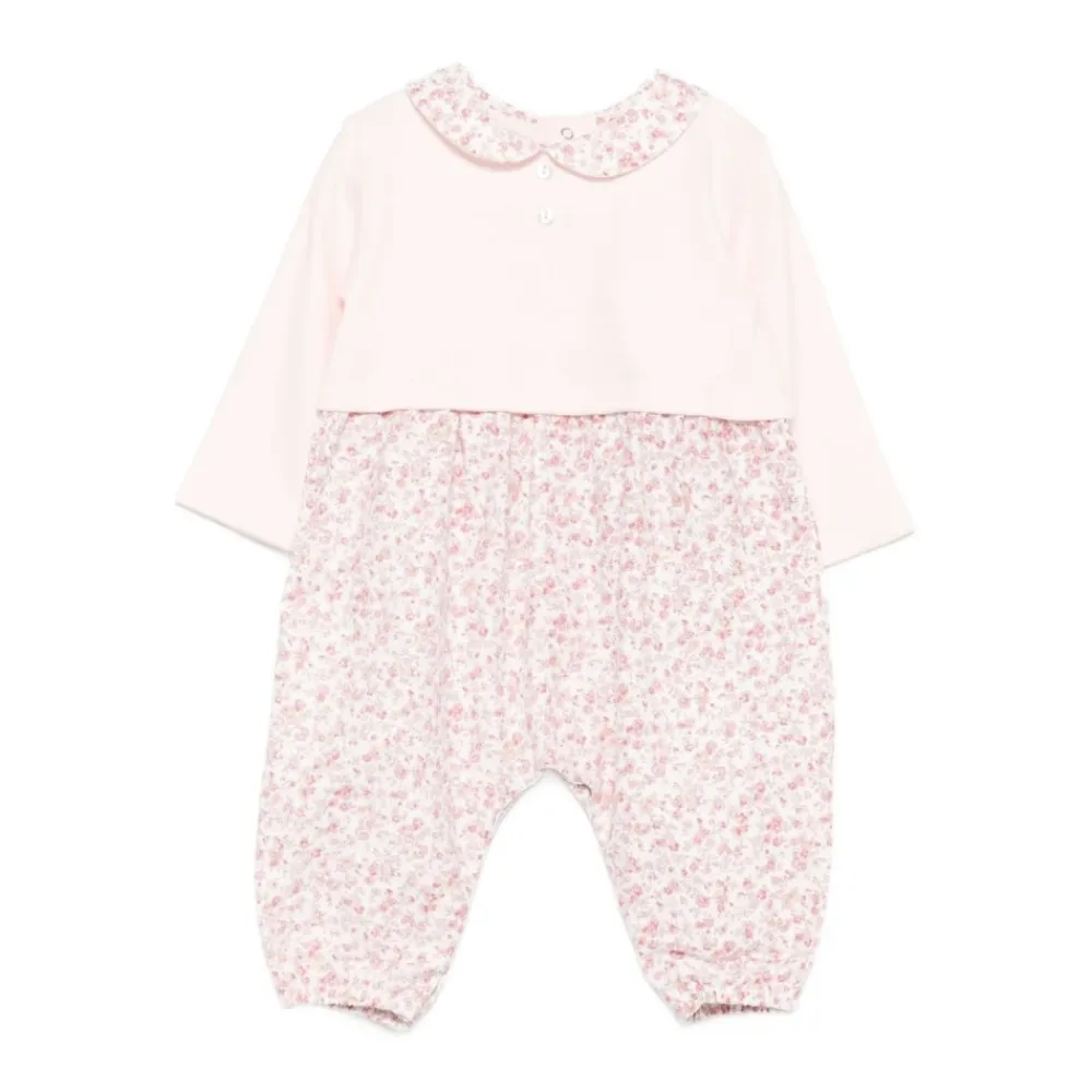 Floral Print Cotton Romper>Laranjinha Discount