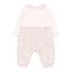 Floral Print Cotton Romper>Laranjinha Discount