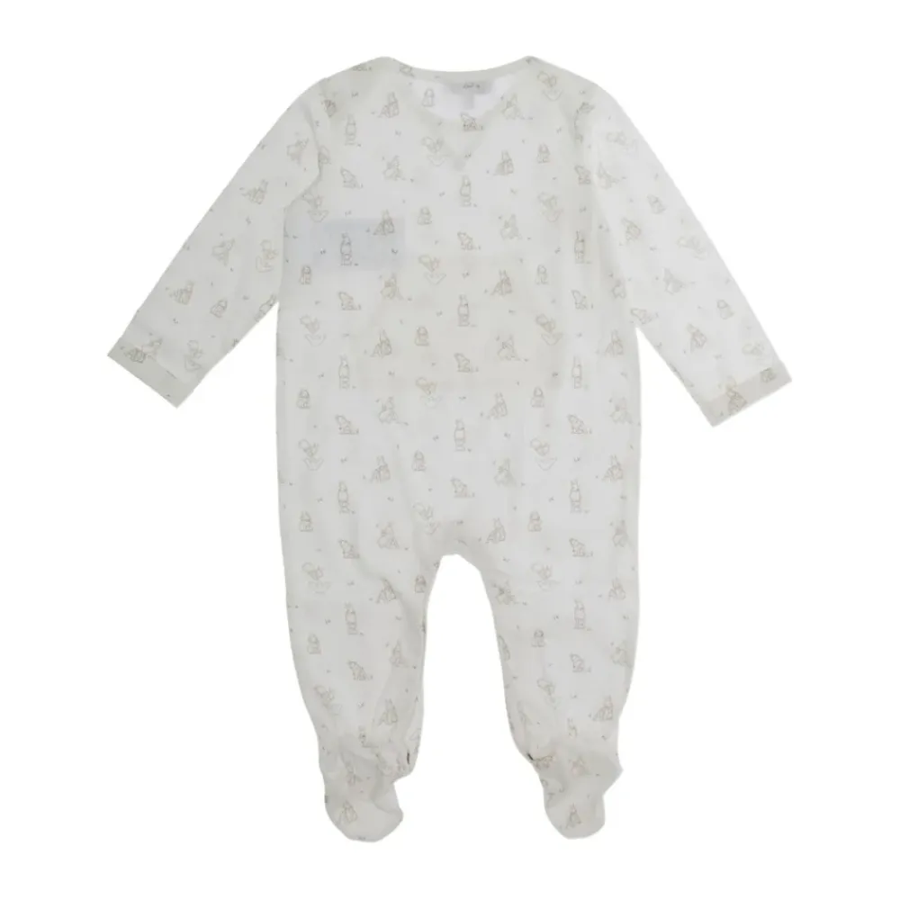 Footed V-neck Body>Emporio Armani New