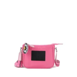 Fuchsia Taschen mit Logo Patch Charme>Marc Jacobs