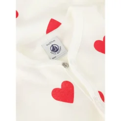 Gemütlicher Strampler Schlafanzug Herzen>Petit Bateau Best