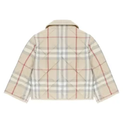 Gepolsterte Babyjacke mit Cordkragen>Burberry Best