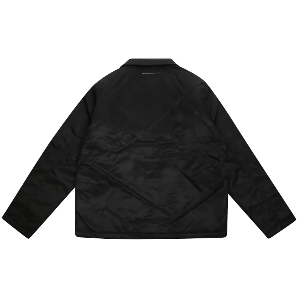 Gepolsterte Logo-Rückhemdjacke>MM6 Maison Margiela New