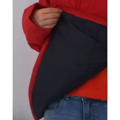 Gepolsterte Nylon Kapuzenjacke><noscript><img width=