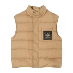 Gepolsterte Steppweste Druckknopf>Fendi Hot