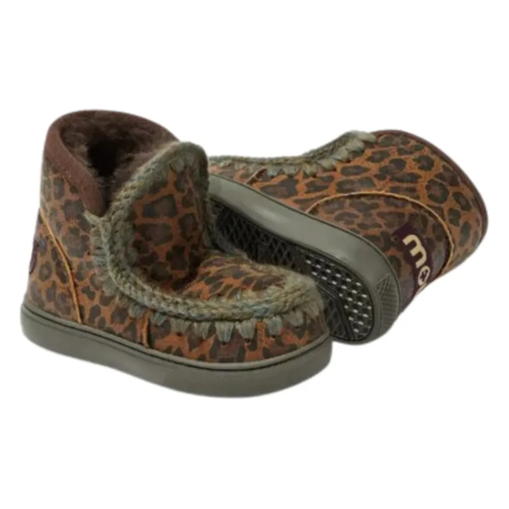 Gepunktete Flache Schuhe Eskimo Stil>Mou Outlet