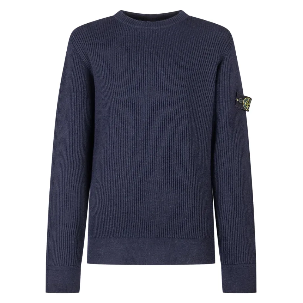 Gerippter Wollpullover>Stone Island Discount