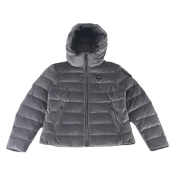 Gesteppte Daunenjacke>Blauer Clearance