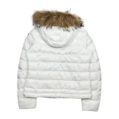 Gesteppte Jacke mit Kapuze und abnehmbarem Aufnäher>Blauer Discount