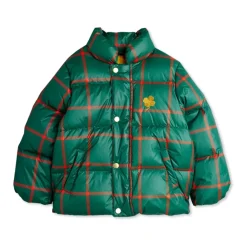 Gesteppte Jacke mit Karomuster>Mini Rodini Discount