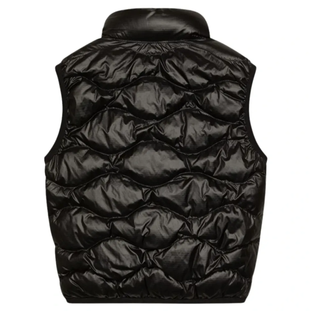 Gesteppte Micro-Rip Weste>Blauer Hot