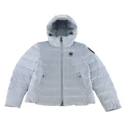 Gesteppte Pufferjacke>Blauer New