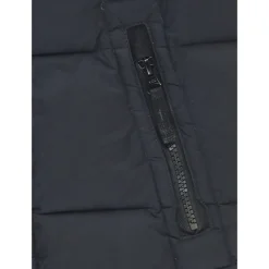 Gesteppte, ärmellose Steppjacke mit Logo><noscript><img width=