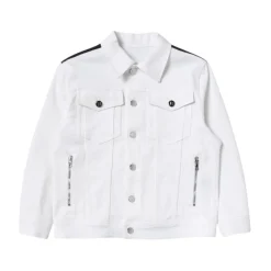 Gestreifte Jeansjacke für Kinder>Balmain Clearance