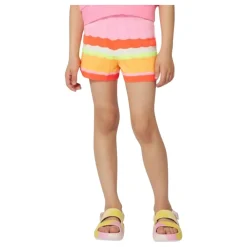 Gestreifte Strickshorts><noscript><img width=