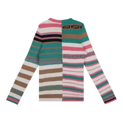 Gestreifter Strickpullover>MSGM Best