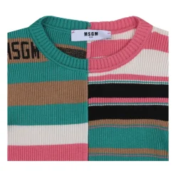 Gestreifter Strickpullover><noscript><img width=