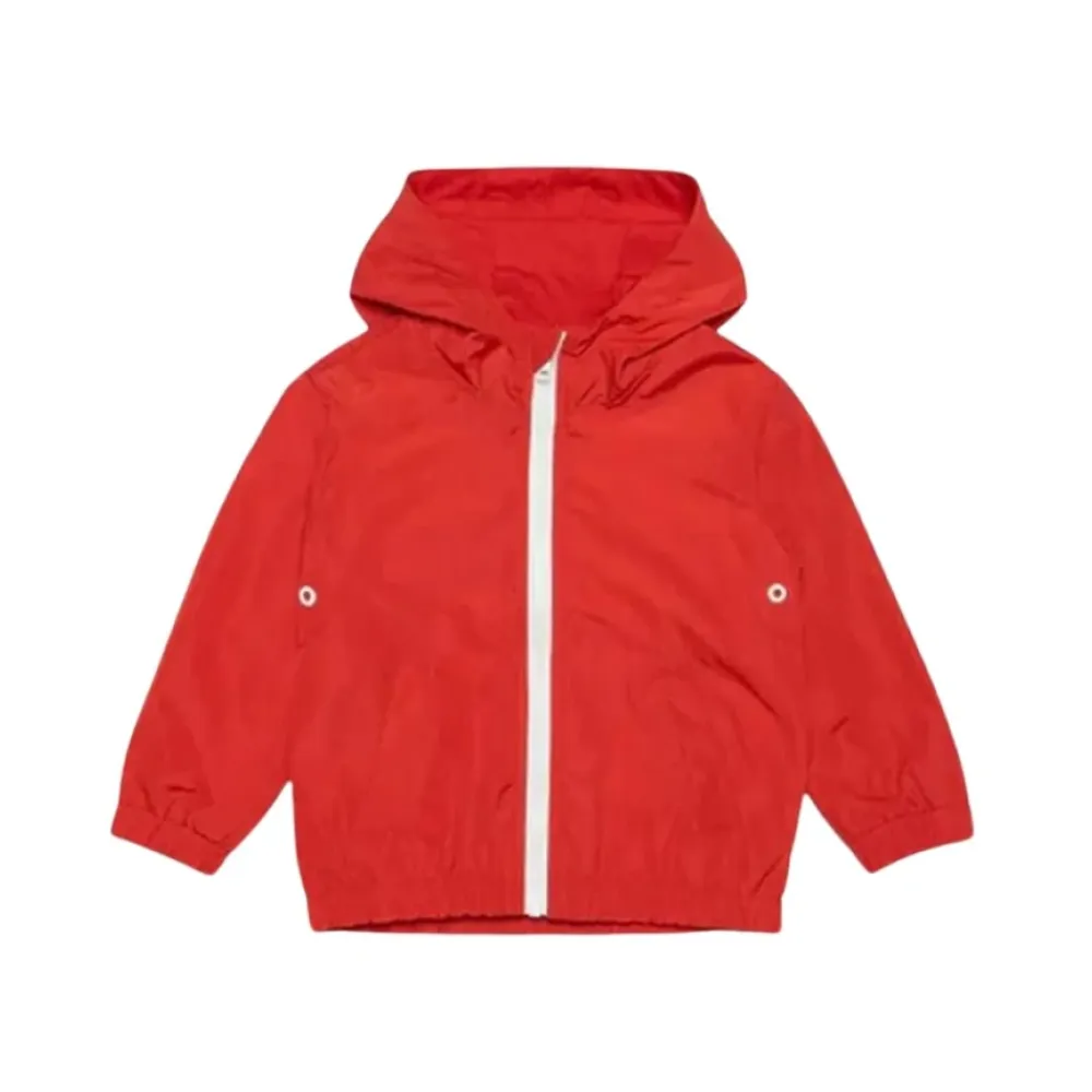 Giubbino manica lunga in Nylon con Cappuccio>Diesel Discount