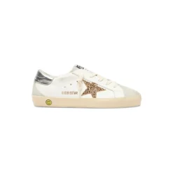 Glitter Star Leder-Sneakers>Golden Goose New