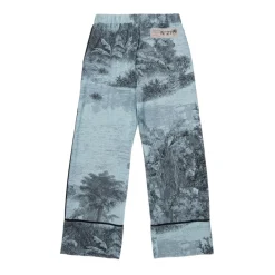 Graphic Print Trousers><noscript><img width=