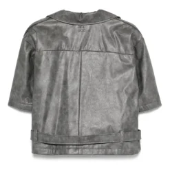 e Biker Lederjacke Reißverschluss Vorne>Douuod Woman Hot